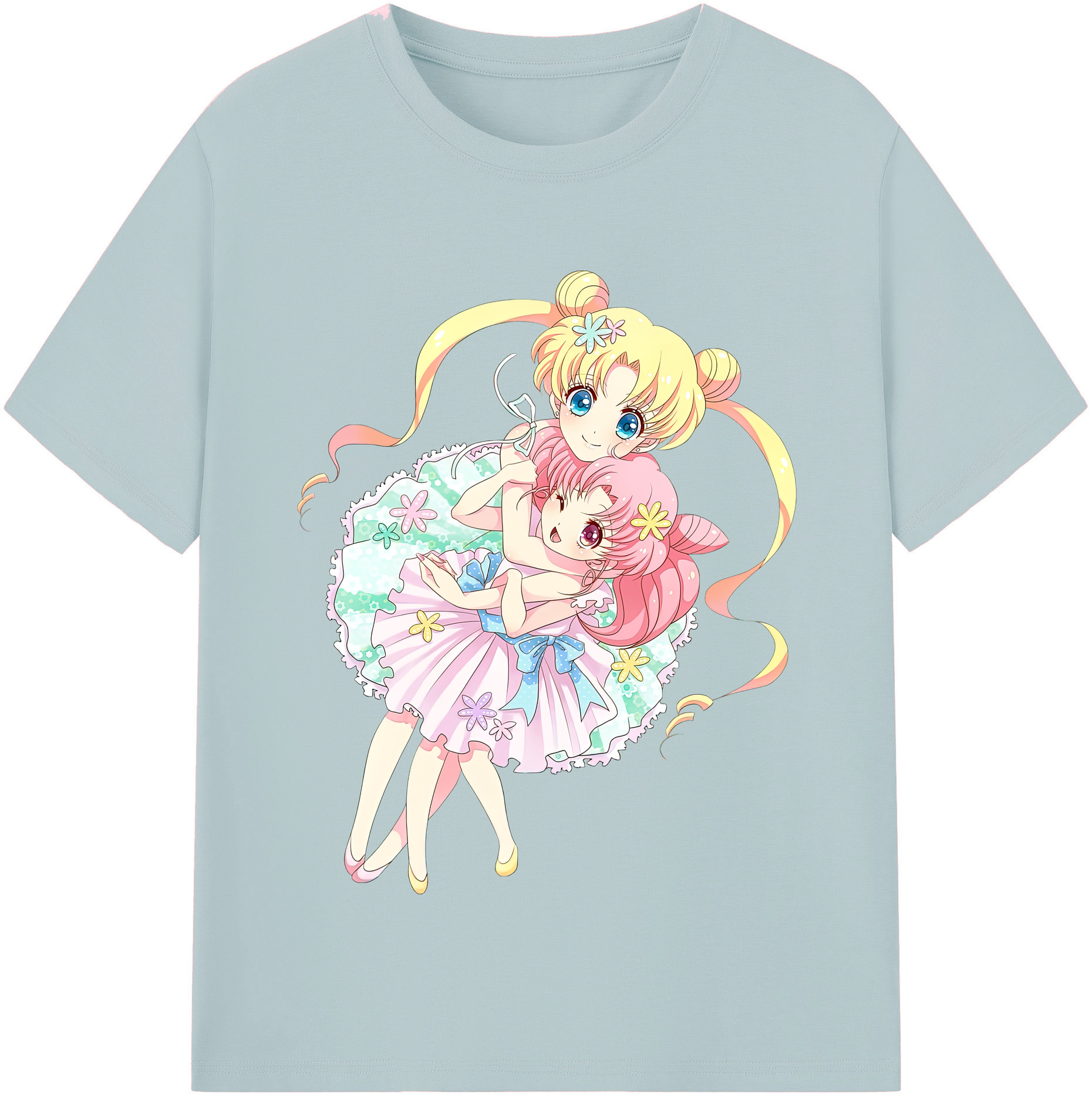 （画像用） 美少女戦士セーラームーン 愛野 美奈子 あいの みなこ Sailor Moon Aino Minako 綿100％半袖Tシャツ（フロントプリント）